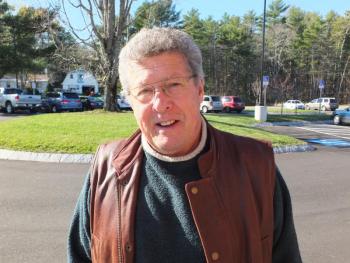 Woolwich resident Kelley Baker said the biggest issue next to the presidential election this year is who is going to replace Sen. Olympia Snowe for U.S. Congress. He voted for Charlie Summers. JOHN MAGUIRE/Wiscasset Newspaper