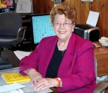 Charlotte Boynton, a veteran reporter for the Wiscasset Newspaper, was also honored.