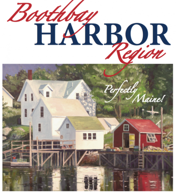 The front cover image of the 2013 Chamber guide is “Cozy Harbor,” an oil painting by John M. T. Seitzer.