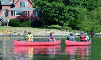 Participants in the Boothbay Region YMCA's half-day fishing camp.