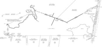 A boundary survey map of the Smith property. Courtesy of Leighton & Associates