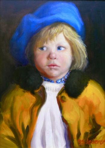 “Child in Orange Coat,” by Greg Laderer.