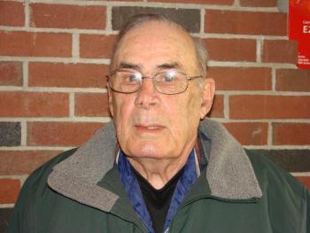 Gene Stover, a past Wiscasset teacher and past Wiscasset High School assistant principal, has been an advisor to the citizens’ group, the Wiscasset Educational Research Panel. SUSAN JOHNS/Wiscasset Newspaper