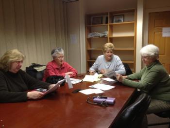 photo of Alice Grant, Mary Connelly,Jane Good and Margaret Jones Perritt