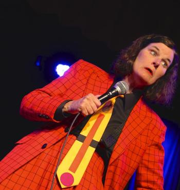 Paula Poundstone, Robert Mitchell photo