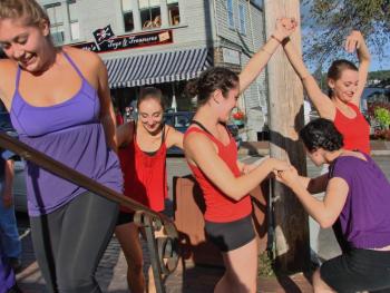 Luminarium dance company, Wiscasset Art Walk