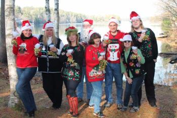 Studio Theater of Bath cast of Twisted Christmas 2014