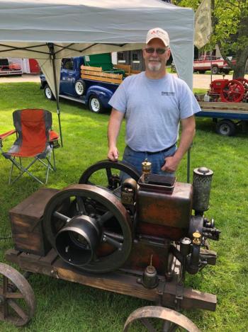 Railway Village, engines, mechanics, Maine Antique Power Association