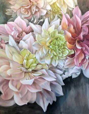 Tammy Ricker - "Dancing Dahlias." Courtesy of BRAF