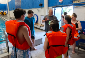 Marine Studies with Ms. Genna Black and Mr. Chip Lagerbom. (Photo courtesy Charles Lagerbom)