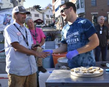 The oyster shucking competition.