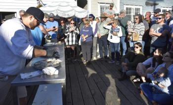 The oyster shucking competition.