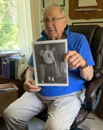 A recent Boothbay Register story rekindled Howard Wright’s friendship with a two-time men’s Olympic figure skating champion. BILL PEARSON/Boothbay Register