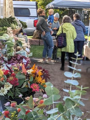 Boothbay Farmer's Market. CANDI JONETH/Boothbay Register