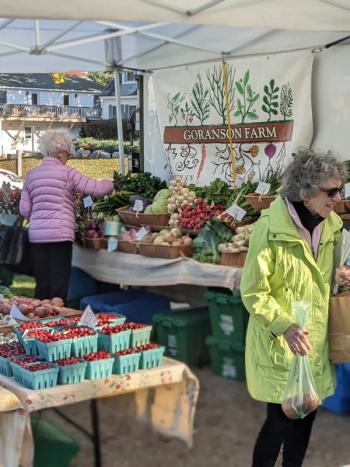 Boothbay Farmer's Market. CANDI JONETH/Boothbay Register