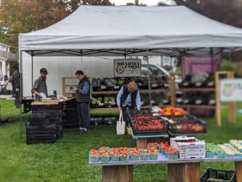 Boothbay Farmer's Market. CANDI JONETH/Boothbay Register