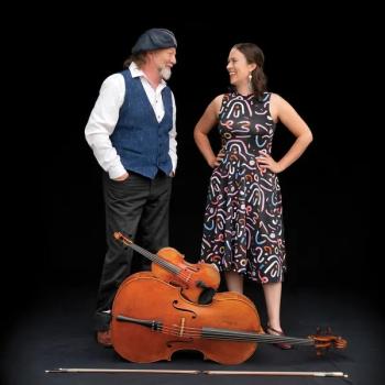 Alasdair Fraser and Natalie Haas. (Photo courtesy The Waldo Theatre)