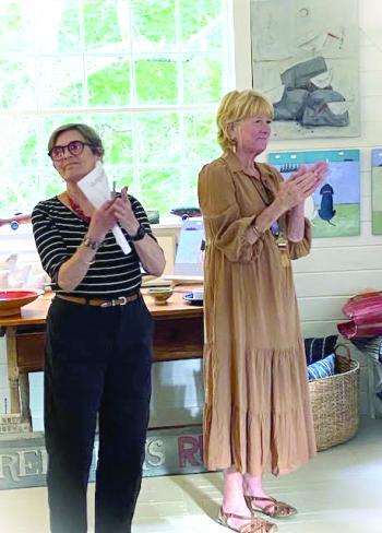 Gallery owners Kathleen Jones, left, and Diana Kerr. Courtesy of the gallery