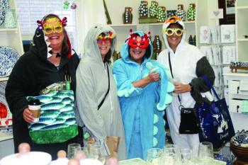 Early Bird Sale & PJ Party is a shopper's dream - and a good time, too! STEVE EDWARDS/Boothbay Register