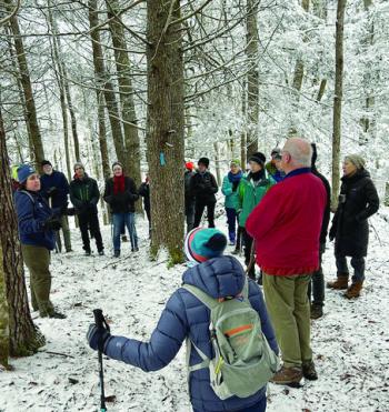 Guided hike. Chris Bennett photo