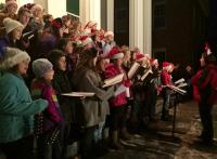 Carol Drury, tree-lighting, chorus