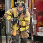 Camden Firefighter Derek Jay (Photo by Tim Beynart)