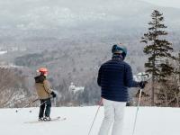 Skiing at the Camden Snow Bowl