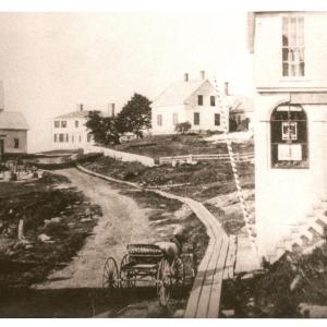 Commercial Street in Boothbay Harbor