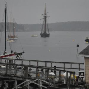 The "Freedom Schooner Amistad" is moored in Boothbay Harbor for the week. BEN BULKELEY/Boothbay Register