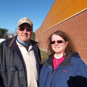 Dickey and Jean Brigance of Woolwich hope Mitt Romney and Paul Ryan win this presidential election. JOHN MAGUIRE/Wiscasset Newspaper