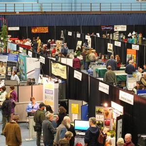 Booths at the 72nd Maine Agricultural Trades Show, held January 8-10 at the Augusta Civic Center. JOHN MAGUIRE/Wiscasset Newspaper