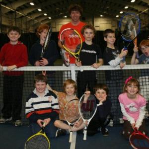 Players after practice January 14 with Coach Alex Arsenault. LISA KRISTOFF/Boothbay Register