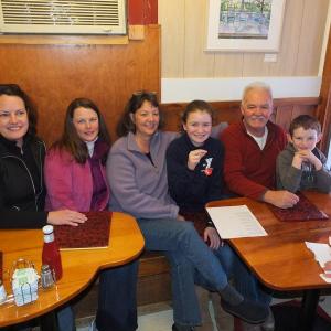 The treasure hunt winners, from left, are Katherine Sullivan, Cindy Farnham, Jane Stevens, Riley Sullivan, Dan Stevens and Matthew Sullivan. RYAN LEIGHTON/Staff Reporter