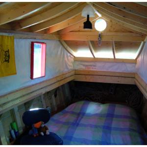 The interior of the cabin facing toward the bow. (Photo by Ethan Andrews)