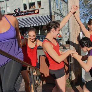 Luminarium dance company, Wiscasset Art Walk