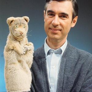 Fred Rogers and Daniel Striped Tiger