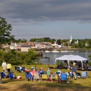 Lincoln Home Newcastle Maine July 4 Boneheads Barbecue Fireworks