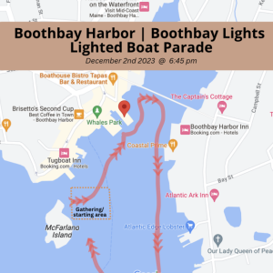 Lighted Boat Parade Route