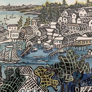 mysterious harbor tours, boothbay harbor, art walk, art tour