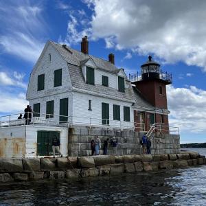 Rockland Breakwater Light. (Photo courtesy Maine Preservation)