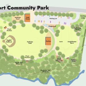 The Rockport Community Park site plan