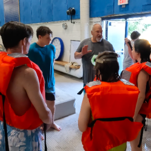 Marine Studies with Ms. Genna Black and Mr. Chip Lagerbom. (Photo courtesy Charles Lagerbom)