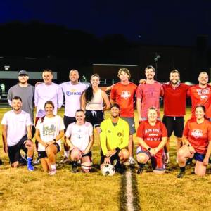 Alumni soccer game. BOB BOND/40 Federal Studio