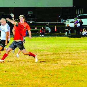 Alumni soccer game. BOB BOND/40 Federal Studio