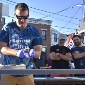 The oyster shucking competition.