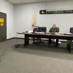 Melissa Holmes speaks to the Boothbay Harbor Planning board. FRITZ FREUDENBERGER/Boothbay Register