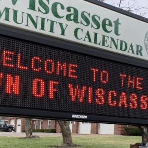 Wiscasset sign