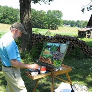  Julian Sacks painting. (Photo courtesy Waldo Theatre)