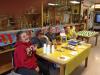 Project Reach Students, left to right, Eva Reed, Joshua Golden, Nick Simmons and Arie Mills, sell bake goods at this year’s Wiscasset Middle School book fair. 