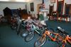 Discovering the new bikes. KEVIN BURNHAM/Boothbay Register